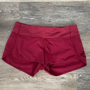 LuluLemon speed shorts
